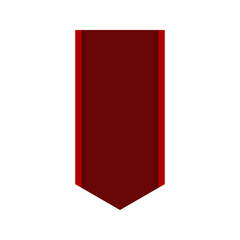 Red Modern Indonesian Flag Ribbon 6