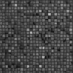 abstract dark stone cube texture background, modern backdrop for website, 3d render