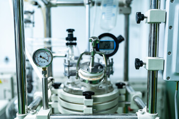 Cannabis ganja CBD oil scientific extraction machine, medicine factory technology for scientist...