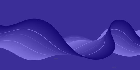 Abstract blue wave background