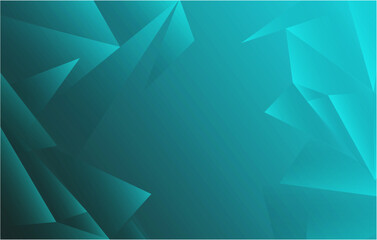 Fototapeta premium Blue Abstract geometric shape background vector. Polygonal geometric design background vector