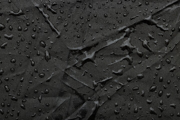 water drops on black background