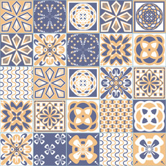 Azulejo Style Decorative Ceramic Tile Traditional Spanish Portuguese Pattern for Kitchen and Bathroom Wall Decoration