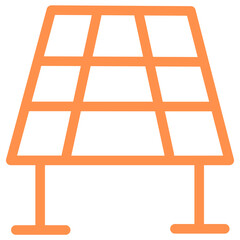panel solar panels outline icon