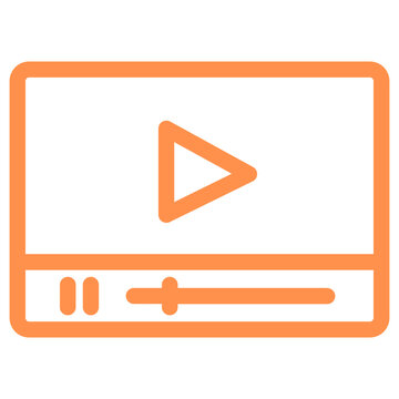 recommend clip art: play pause content outline icon