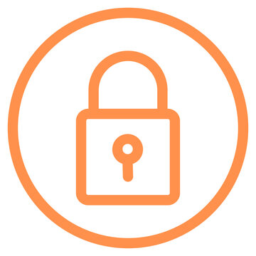 recommend clip art: security protection locked outline icon