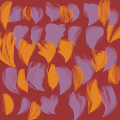 seamless pattern with leaves