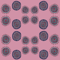 seamless pattern with flowers
