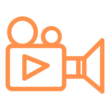 recommend clip art: video photography film outline icon