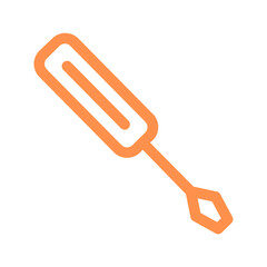 repair screw outline icon