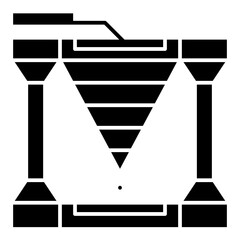 water clock solid icon