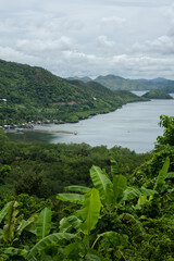 Fototapeta na wymiar View of lake in Philippines
