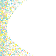 Yellow Dot Effect White Background.