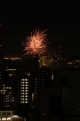 Firework at Tokyo just after COVID19