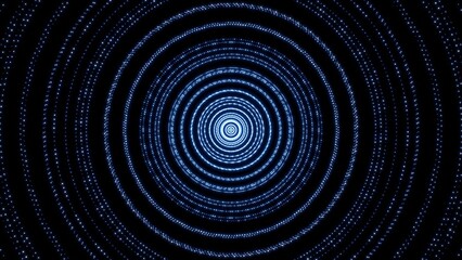 VJ 円 輪 点 渦 波紋 パーティクル 青 [別Verあり]