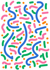 Abstract Background Dots Lines