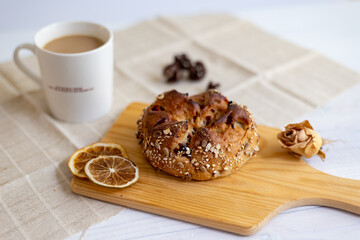 コーヒーと木の実パン