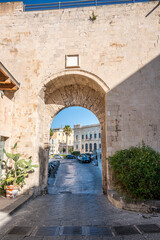 Fototapeta na wymiar beautiful gateway to Ortigia