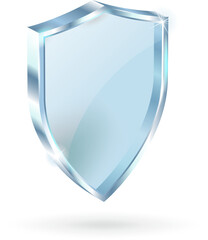 Glass shield protect - obrazy, fototapety, plakaty