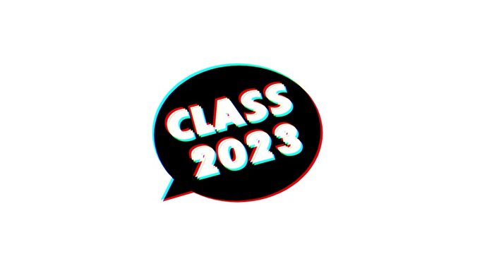 Class of 2023. Template for graduation design, party