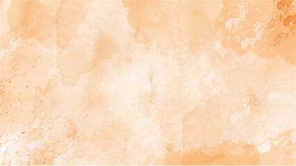 Orange watercolor background for textures backgrounds and web banners design