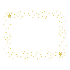 gold stars frame illustration
