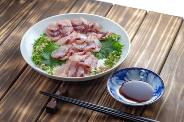 日本の刺し身
