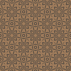 Fototapeta premium Abstract geometric pattern. A seamless background, vintage texture