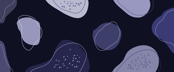 Abstract wavy shapes and lines wallpaper illustration design concept, abstract background, abstract minimalist wallpaper. Perfect for background, backdrop, banner, card, print, typography.