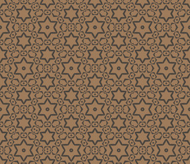 Abstract geometric pattern. A seamless background, vintage texture.	