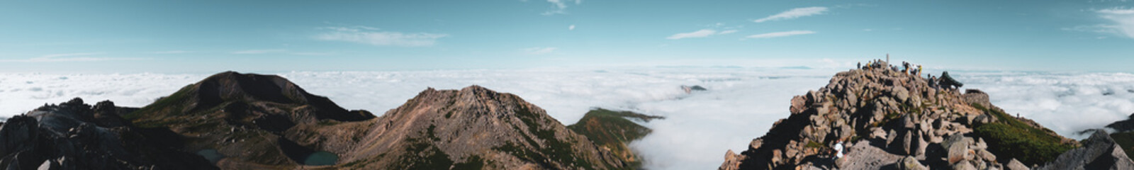 美しい山の風景