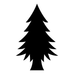 Christmas Tree isolated on white background