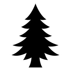 Christmas Tree isolated on white background