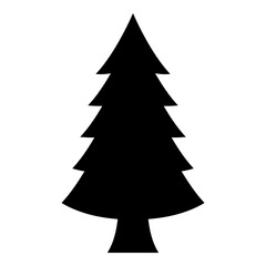 Christmas Tree isolated on white background