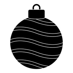 Christmas Ball isolated on white background