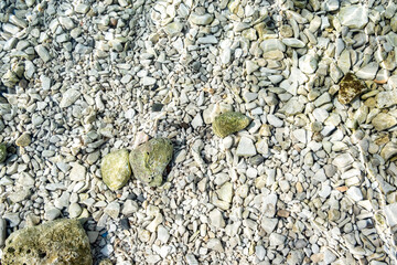 stone in the sea