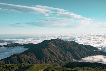 美しい山の風景