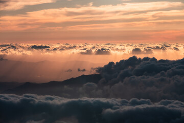 美しい山の風景