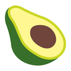 illustration of avocado