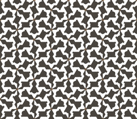 Abstract geometric pattern. A seamless background, vintage texture.	