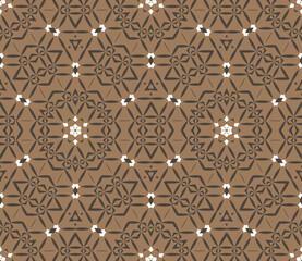 Abstract geometric pattern. A seamless background, vintage texture.	