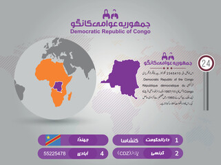 Geography all countries Presintation with map and country flag and description 