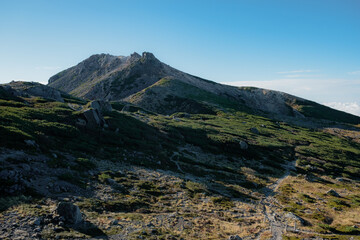 Naklejka premium 登山風景