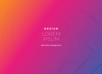 Abstract geometric composition forms modern background with decorative 