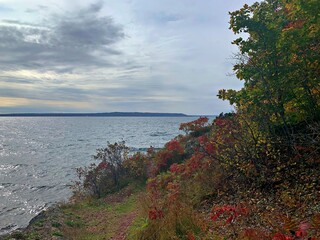 Gros Cap Conservation Area/Lake Superior/Autumn colors/Sault Ste Marie/Canada