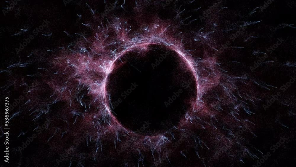 Wall mural cosmic energy strings. energy flows in the form of thin bright elements. lines form structural fiber
