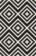 Navajo chevron seamless pattern in tribal, folk embroidery, Mexican Aztec geometric art ornament print. Ikat Handmade borders beautiful pastel art. Design for carpet, wrapping, fabric, cover, textile