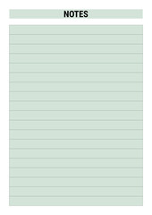 Obraz premium Note Planner