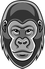 Kong head mascot