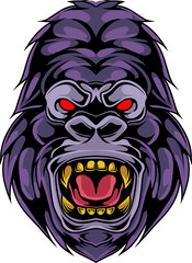Kong head mascot 